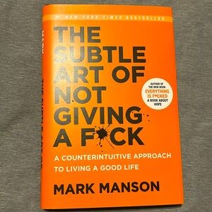 The subtle art of not giving a fk book